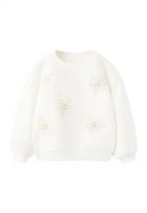 Детская толстовка Mango Kids, Off White