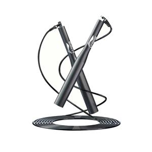 Скакалка PVC+Steel Wire, алюминиевый контроллер, для фитнеса, длина троса около 3 м 2,9 м LINING, Black[Professional Racing/Slip-Resistant Controller/Cord Length 3M Adjustable]