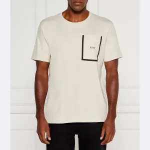 Футболка Thilix стандартного кроя Boss, бежевый