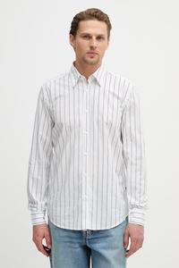 Хлопковая рубашка relegant_6_m BOSS Orange, белый