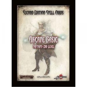 Настольная игра Pathfinder Second Edition Rpg (P2): Arcane Basic Spell Card Set