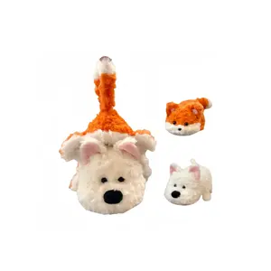 Плюшевая кукла превращение лисы в щенка обратный розыгрыш высота 35см 77 SEVEN DREAM