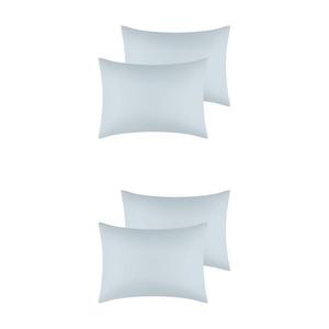 Сплошная цветная застежка-конверт для легкого ухода за морщинами, наволочка, 4 шт. Unique Bargains, цвет Light Grey