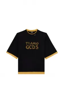 Футболка с логотипом GCDS, черный
