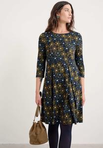 Платье Seasalt Cornwall Jersey dress, Green - Handicraft Flowers Bright Olive/Green