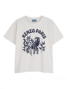 Футболка с логотипом Kenzo Kids, белый