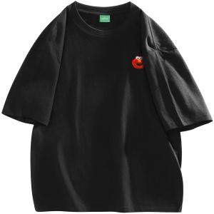 Футболка с длинным рукавом унисекс SESAME STREET, абрикосовая