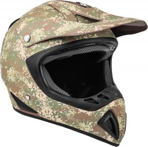 Шлем Typhoon Helmets, камуфляжный / оранжевый