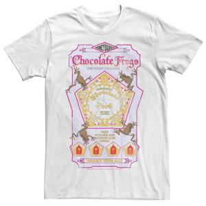 Мужская футболка с винтажным логотипом «Дары Смерти» и шоколадными лягушками Harry Potter, белый