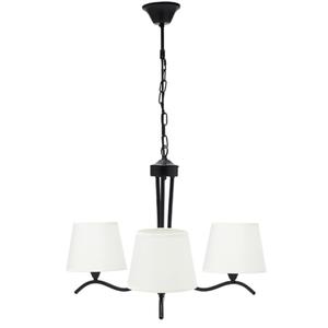 Подвесная лампа KONSIMO, 67x67x36 см, черно-белый