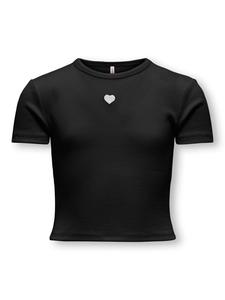 KIDS ONLY Футболка с коротким рукавом KOGELVA Basic черного цвета