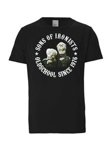 Футболка Logoshirt Muppets Waldorf & Statler Sons Of Ironists, черный