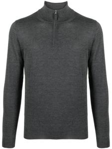 Fedeli джемпер с высоким воротником на молнии, серый