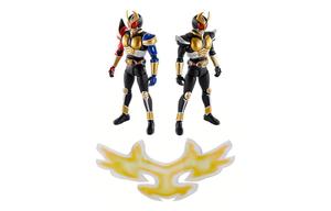 Фигурка SHF Soul Limited PB Limited, Real Bone Carving Kamen Rider Agito Trinity+Earthy Shape Set BANDAI