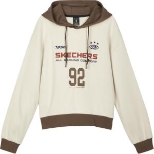 Американский свитшот женский Skechers, экрю