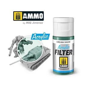 Бирюзовый, Acrylic Singles - Filters