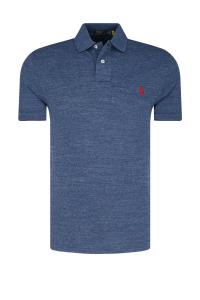 Поло POLO RALPH LAUREN custom slim fit, синий