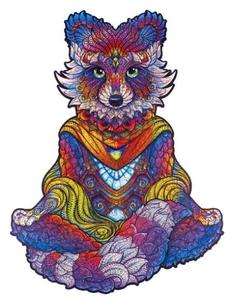 Деревянный пазл для взрослых Красочный енот L Pan i Pani Gadżet