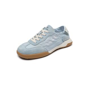 Help Женские скейтерские кроссовки лоу-топ бело-сине-желтые, цвет Blue