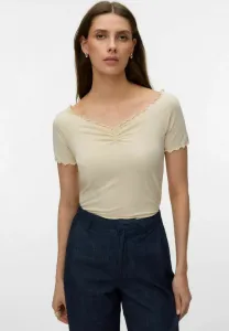 Футболка с принтом awamyra Vero Moda, Bone White