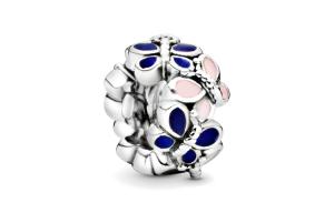Pandora MOMENTS Bead Chain Women's Blue/Silver