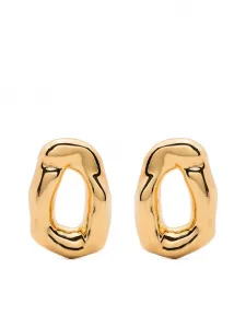 Серьги-гвоздики с логотипом colville, золотой