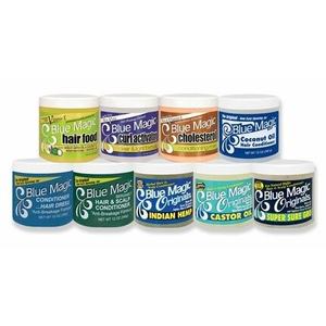 Кокосовое масло арганы несмываемый кондиционер для волос Blue Magic