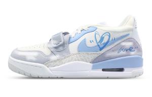 Jordan Баскетбольные кроссовки Legacy 312 Low Top Vintage Unisex White Blue Grey