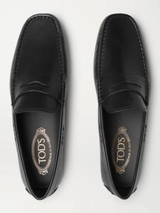 Кожаные пенни-лоферы City Gommino TOD'S, черный
