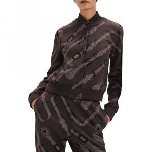 HERMES Куртка SS25 женская угольно-коричневая, Charcoal Brown