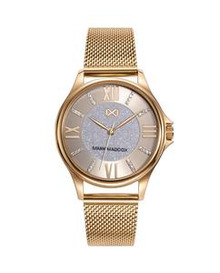 Женские часы Tooting с тремя стрелками из золотой стали с миланской сеткой Mark Maddox, золотой