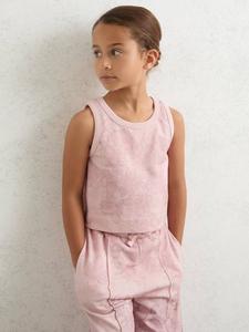 Детский комплект Keisha: жилет и джоггеры с цветочным принтом Reiss, Pink