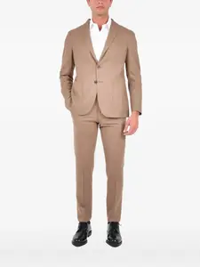 Костюм с накладными карманами Boglioli, светло-коричневый