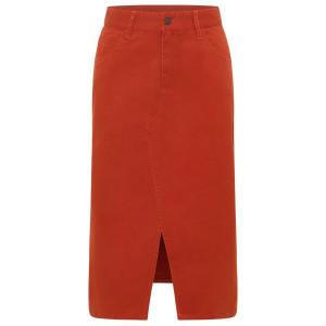 Юбка женская длинная с разрезом - юбка Tranquillo, Rooibos