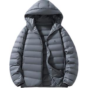 Пуховик Unisex Hooded Thickened Reversible VanCamel, серый