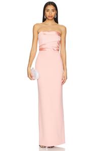 Макси-платье Afra Solace London, putty pink