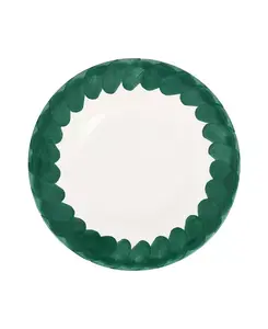 Салатная тарелка «Лиссабонский мазок» Vietri, green