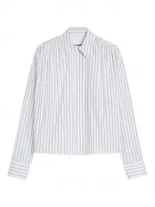 Рубашка из хлопка в полоску Jil Sander, белый