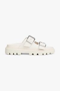Кожаные шлепанцы Double Strap Sandal Tommy Jeans, бежевый