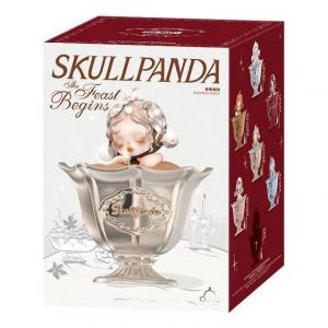 Ароматизированная свеча Pop Mart SKULLPANDA из серии «Начало пира», запечатанная упаковка (1 слепой бокс)