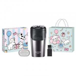 FLYCO Обновленный набор FS886 с роторными бритвами, полностью моющийся, черный, для влажного и сухого бритья, бритва, портативный