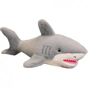 Плюшевая игрушка акула детская терапевтическая кукла плюшевая кукла высота 50cm/70cm/90cm Mr. Toy, серый