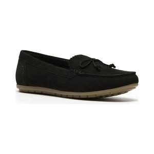 Женские мокасины-слипоны Elliotte sail Clarks, Black Nubuck