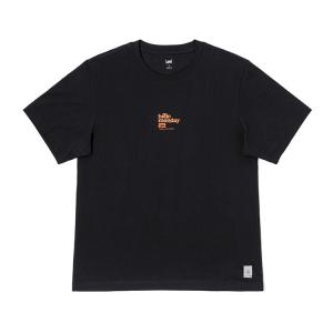 Lee Футболка мужская черная с круглым вырезом Moderate