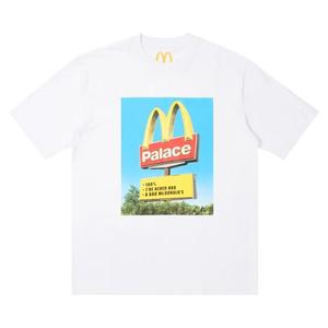 Футболка Palace x McDonald's Sign T-Shirt 'White', белый