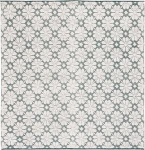 Ковер SAFAVIEH, 183 x 183 см, Vermont Collection, Ivory & Green, ручная работа из шерсти, идеален для помещений с высокой проходимостью в гостиной, спальне (VRM303Y)