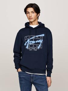 Толстовка Tommy Jeans Regular Fit, темно-синий