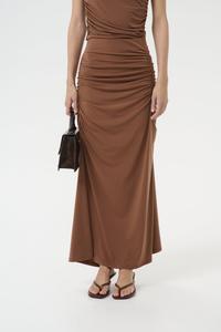 Юбка макси MAILY Gestuz, коричневый