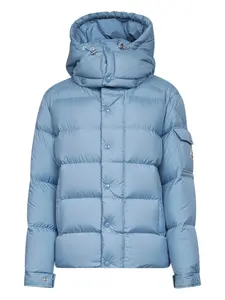 Куртка-пуховик с капюшоном MONCLER, синий