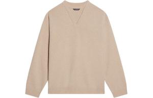 Футболка женская Balenciaga с v-образным вырезом, бежевый